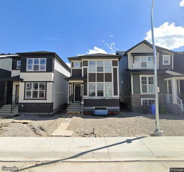 Street view of 29 Amblefield Passage NW, Calgary