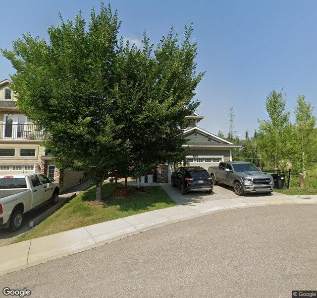 Street view of 84 Crestmont Way SW, Calgary