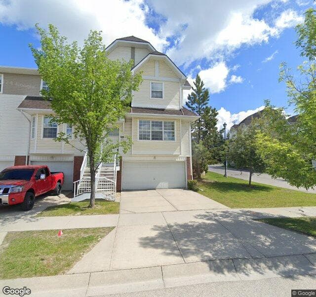 Street view of 282 Tuscany Springs Boulevard NW, Calgary