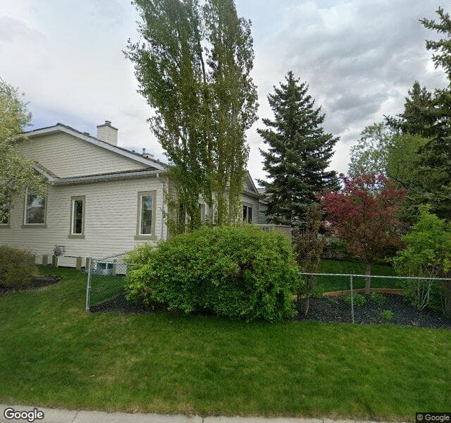 Street view of 79 Chaparral Close SE, Calgary