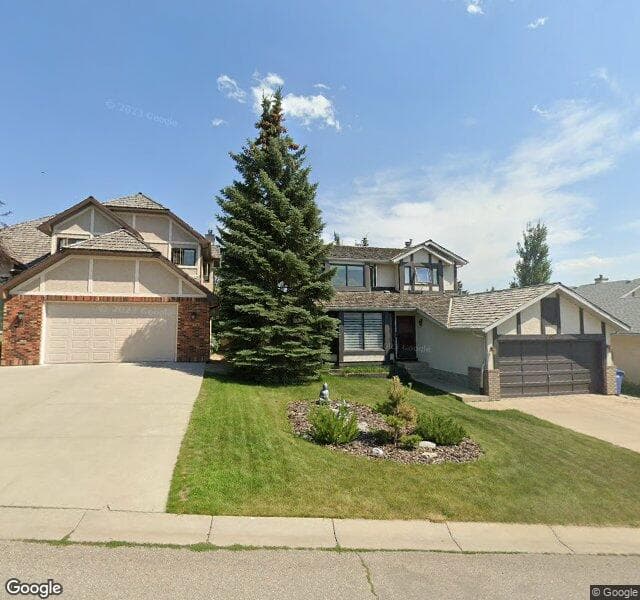 Street view of 208 Sierra Morena Place SW, Calgary