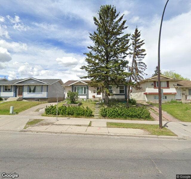 Street view of 3628 Radcliffe Drive SE, Calgary