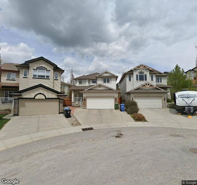 Street view of 18 Rockyledge Rise NW, Calgary