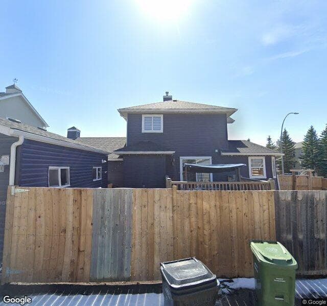 Street view of 7626 Martha's Haven Park NE, Calgary
