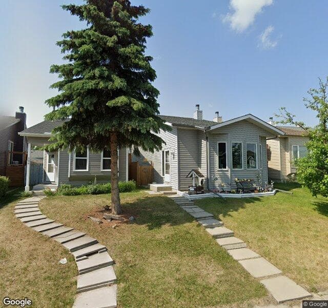 Street view of 111 Castledale Way NE, Calgary