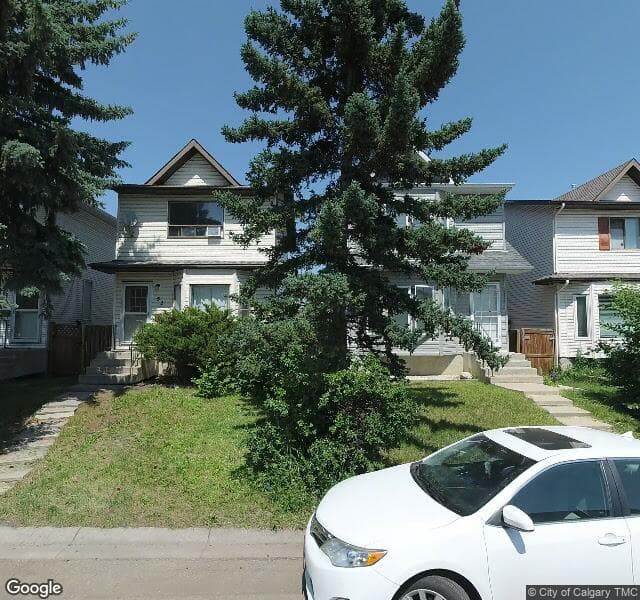Street view of 54 Taraglen Road NE, Calgary