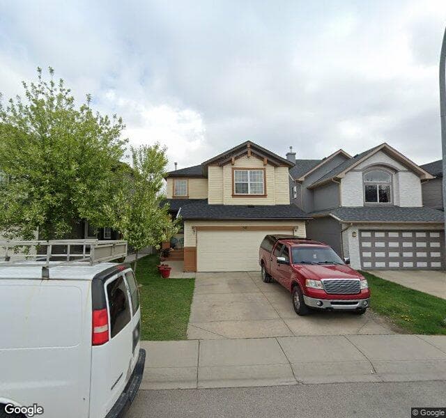 Street view of 50 Everridge Court SW, Calgary