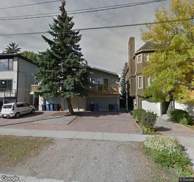 Street view of 1421 1 Street NW, Calgary