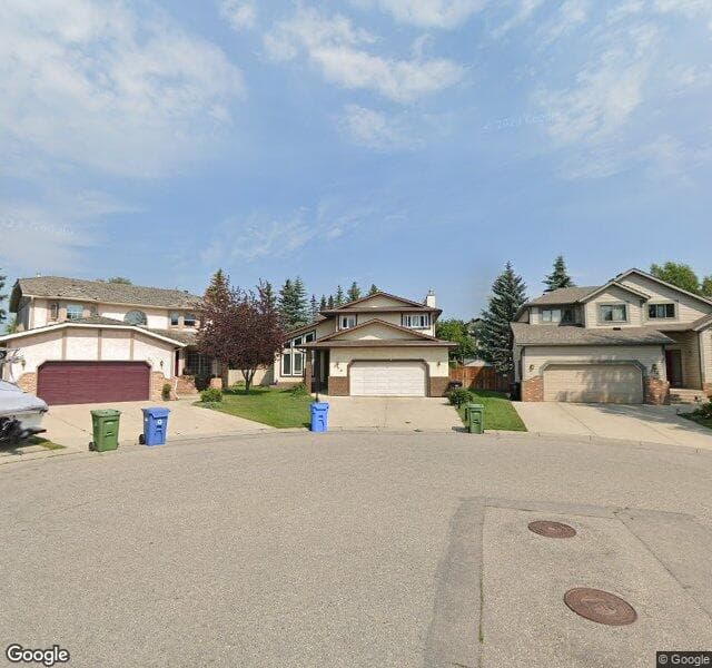 Street view of 220 Wood Valley Bay SW, Calgary