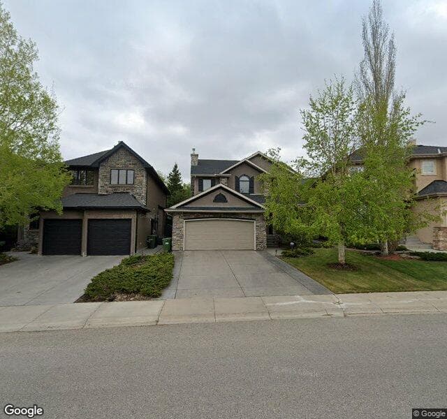 Street view of 27 Evercreek Bluffs Road SW, Calgary