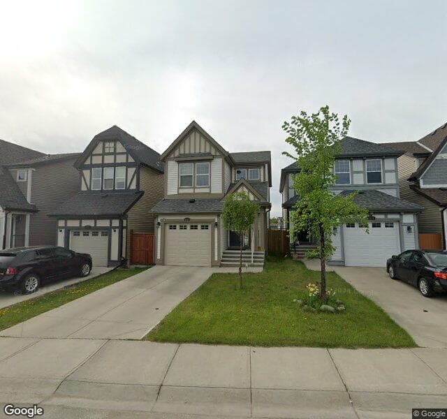 Street view of 1015 New Brighton Park SE, Calgary