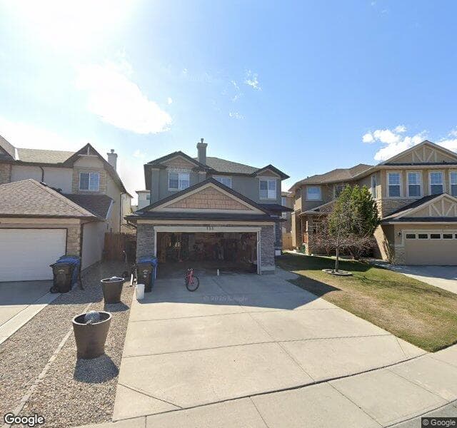 Street view of 181 Panamount Green NW, Calgary