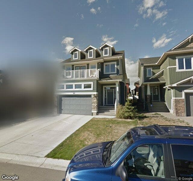 Street view of 76 Evanspark Way NW, Calgary
