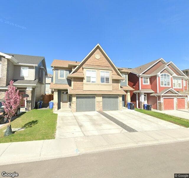 Street view of 59 Sage Bluff Heights NW, Calgary