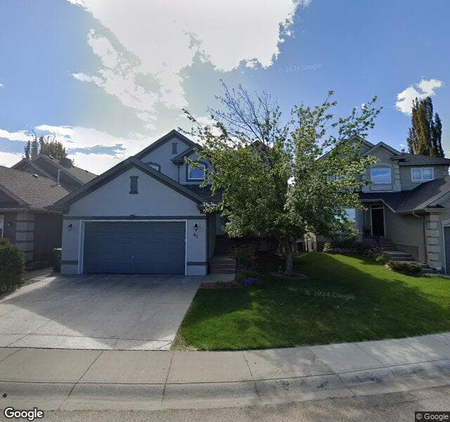 Street view of 91 Cranwell Close SE, Calgary