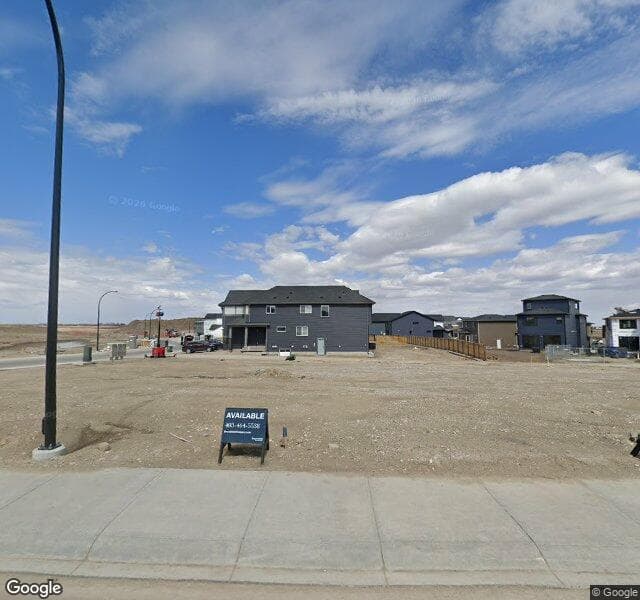 Street view of 702 Livingston View NE, Calgary