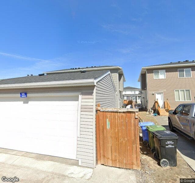 Street view of 96 Red Embers Place NE, Calgary