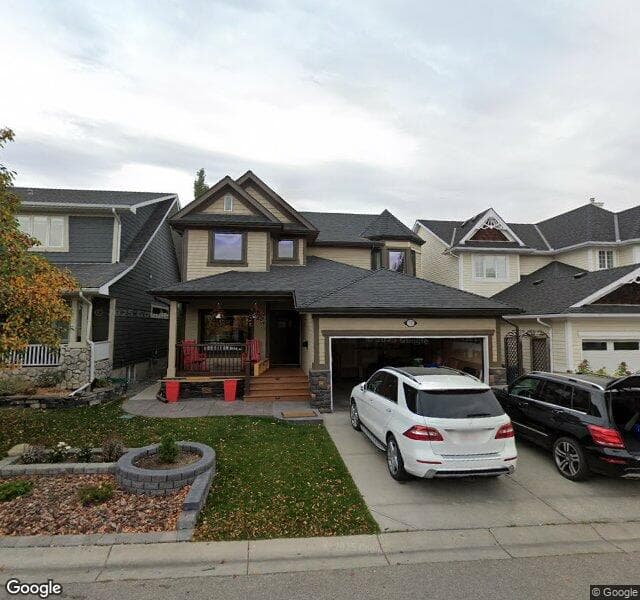 Street view of 32 Moreuil Court SW, Calgary