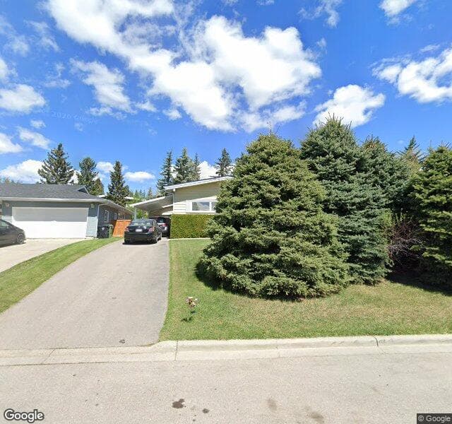 Street view of 5835 Dalhousie Drive NW, Calgary