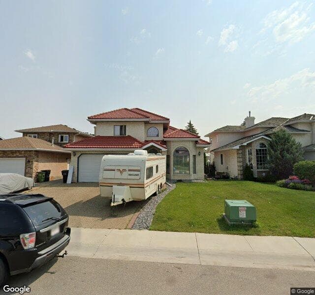 Street view of 15719 77 Street NW, Edmonton