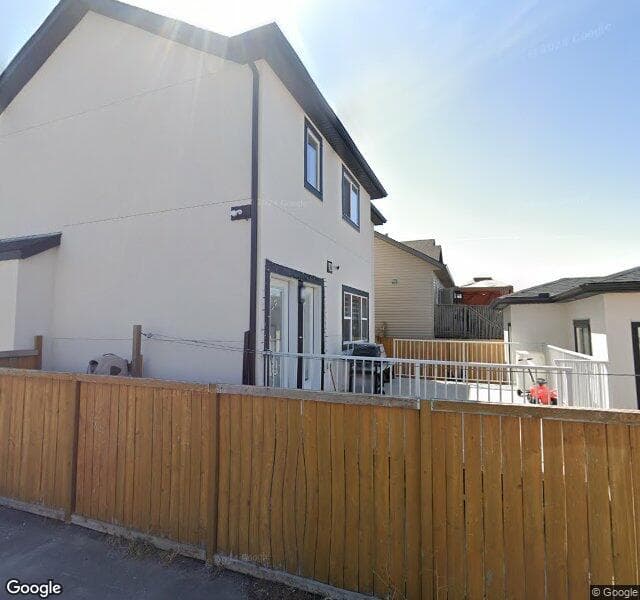 Street view of 107 Martha's Manor NE, Calgary