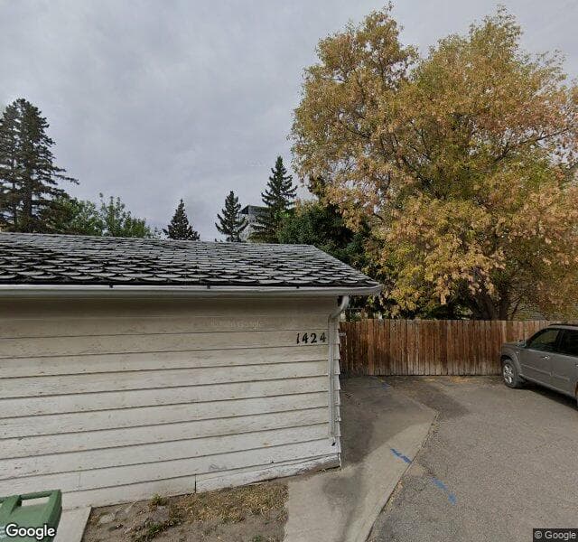 Street view of 1424 29 Street NW, Calgary