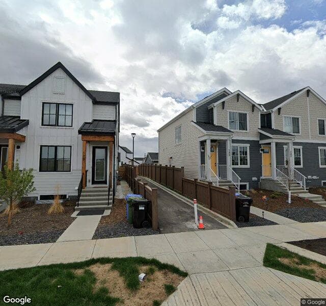 Street view of 133 Heirloom Way SE, Calgary