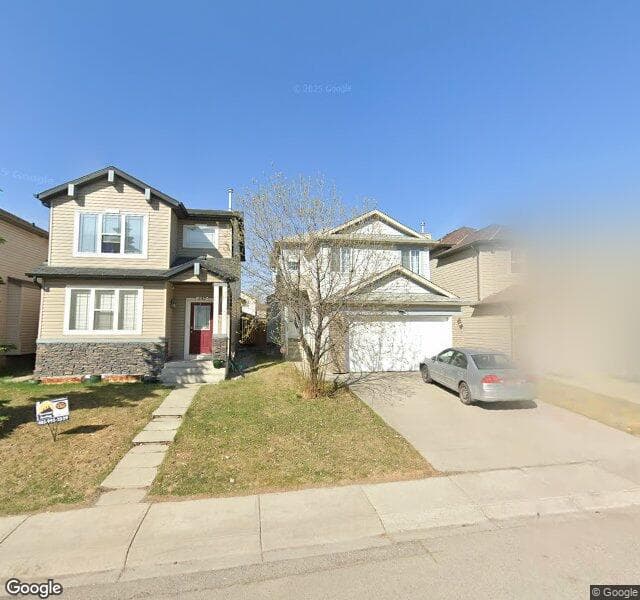 Street view of 233 Covebrook Place NE, Calgary