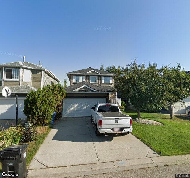 Street view of 68 Bridlewood Gardens SW, Calgary