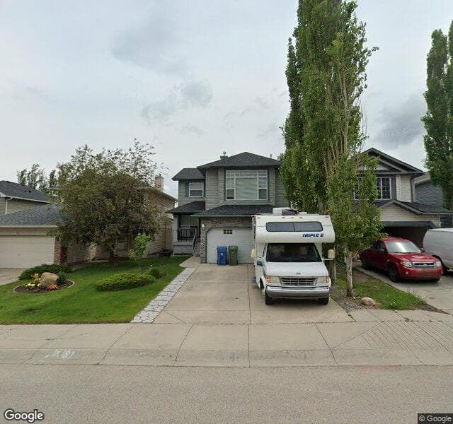 Street view of 58 Bridlewood Drive SW, Calgary