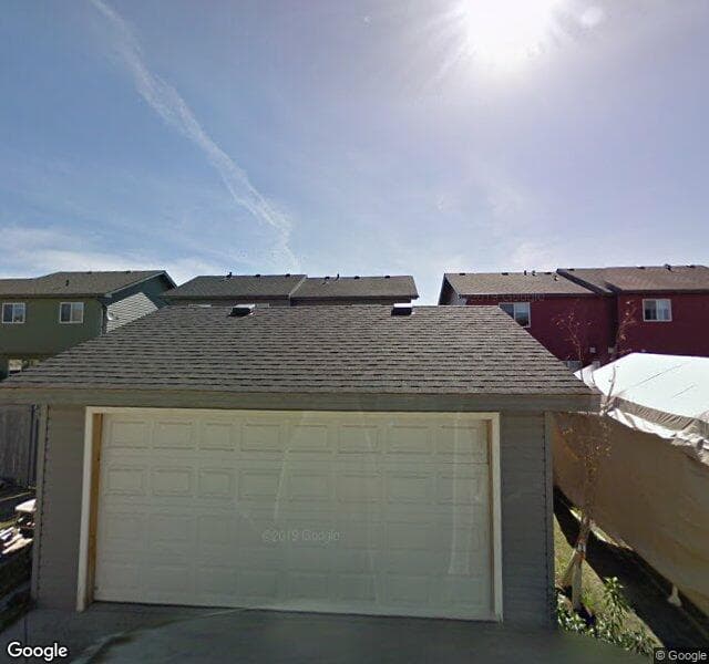 Street view of 299 Everstone Drive SW, Calgary