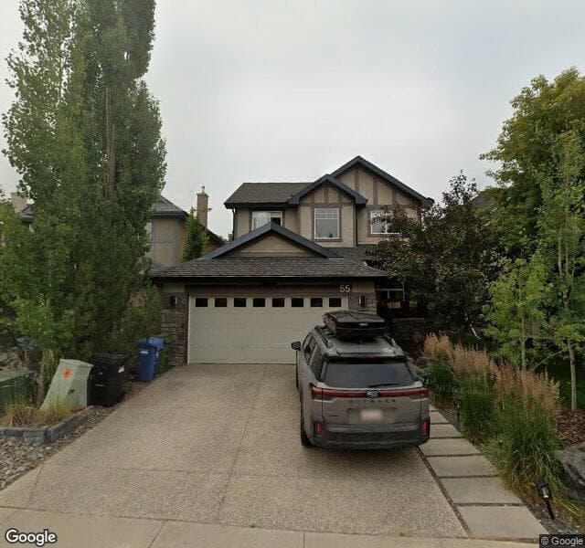 Street view of 55 Wentworth Manor SW, Calgary