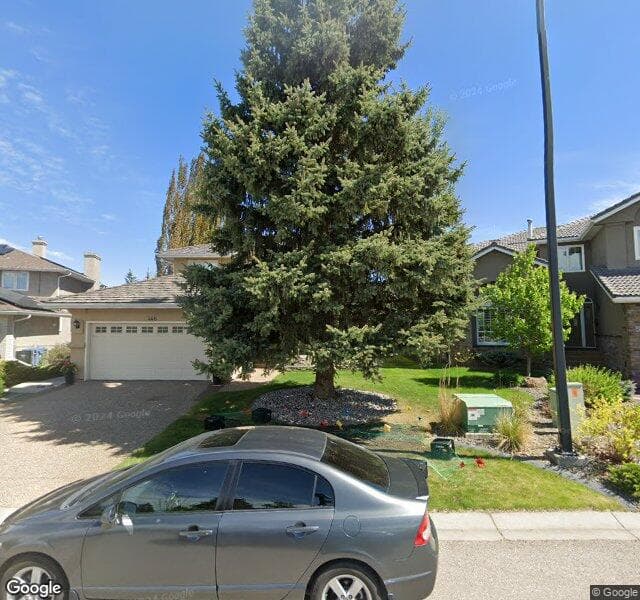 Street view of 446 Mount Sparrowhawk Place SE, Calgary