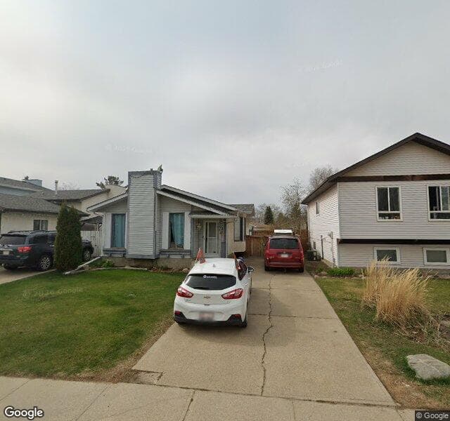 Street view of 5604 186 Street NW, Edmonton