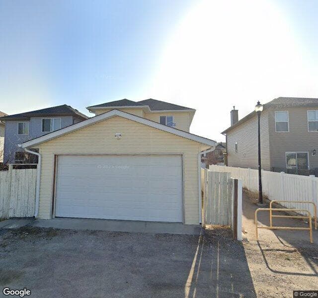 Street view of 58 Saddlehorn Close NE, Calgary