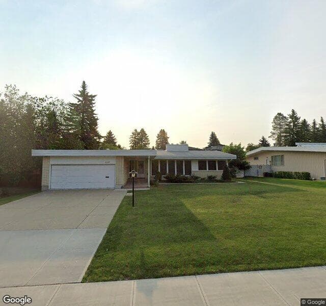 Street view of 6407 Grand View Drive NW, Edmonton