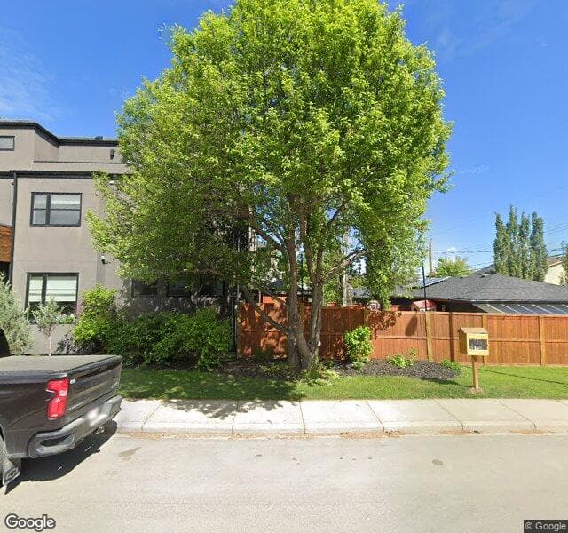 Street view of 2210 7 Street NW, Calgary