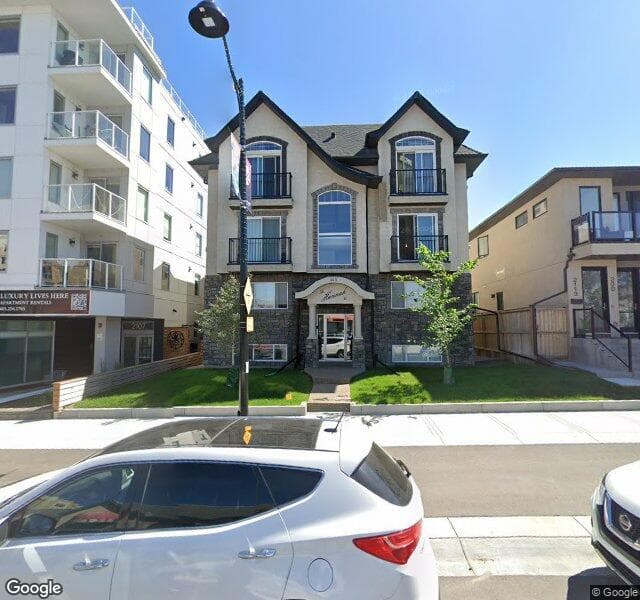 Street view of 201-2111 34 Avenue SW, Calgary