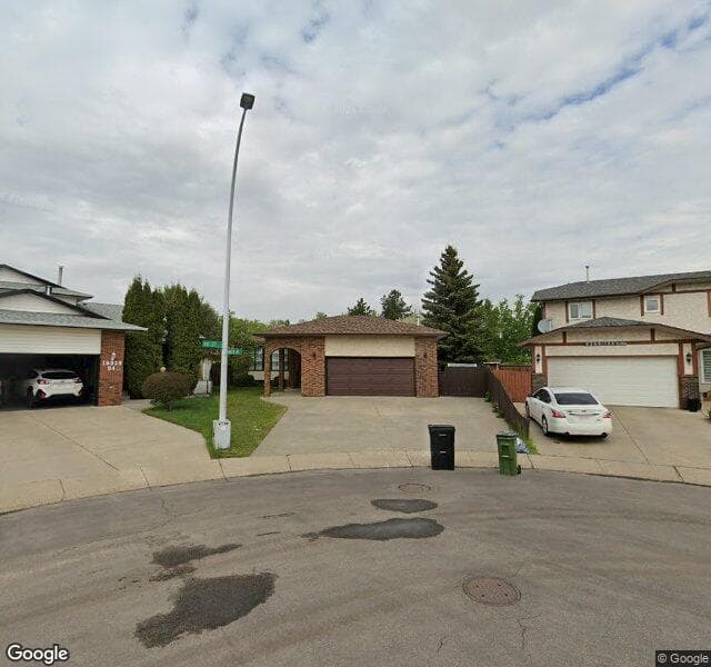 Street view of 18032 94 Street NW, Edmonton