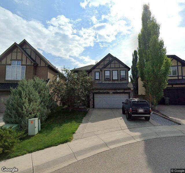 Street view of 210 Valley Woods Place NW, Calgary