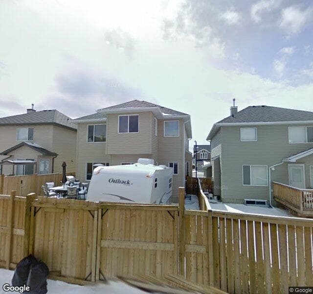 Street view of 312 Evanston View NW, Calgary