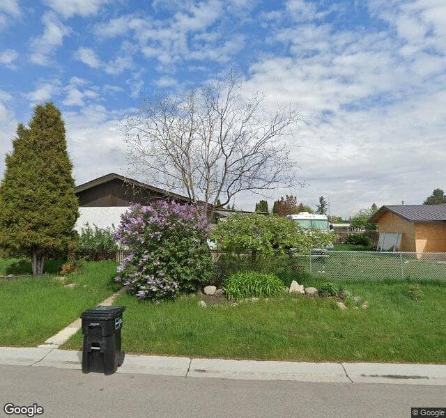 Street view of 16503 103 Street NW, Edmonton