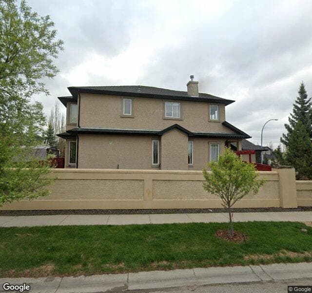 Street view of 117 Evercreek Bluffs Road SW, Calgary