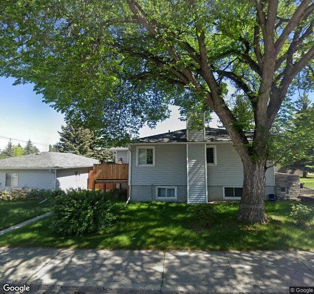 Street view of 34 Coleridge Road NW, Calgary