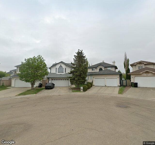 Street view of 16911 116 Street NW, Edmonton