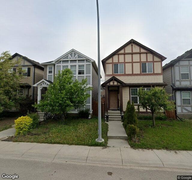 Street view of 2095 New Brighton Park SE, Calgary
