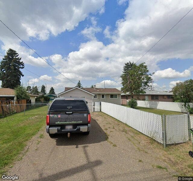 Street view of 13447 113A Street NW, Edmonton