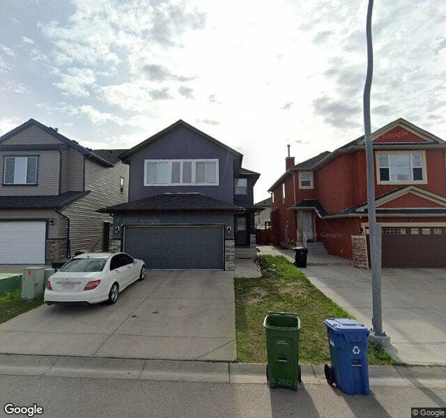 Street view of 25 Saddlecrest Crescent NE, Calgary