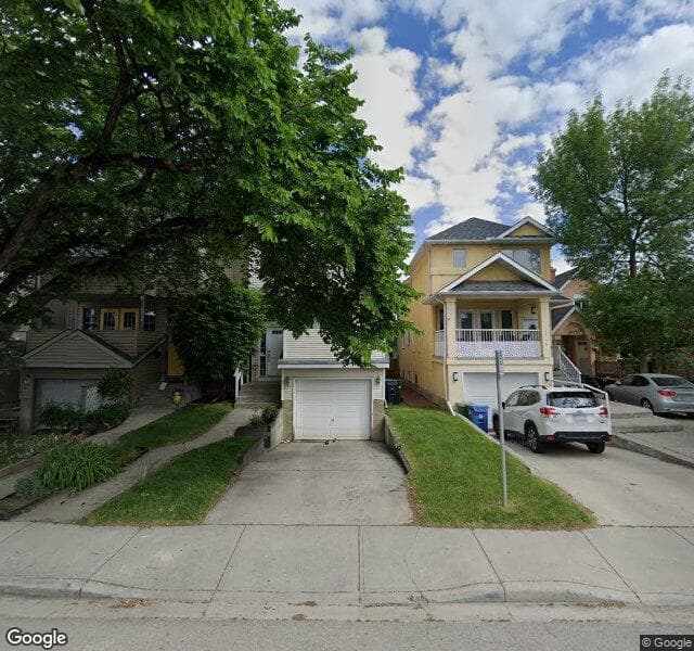 Street view of 1716 Westmount Road NW, Calgary