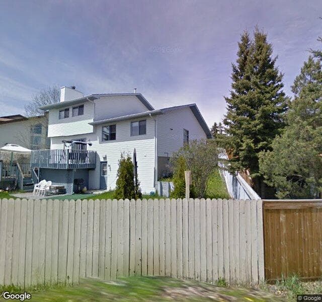 Street view of 59 Woodbrook Road SW, Calgary